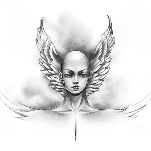 Angel Reaching Down From Heaven