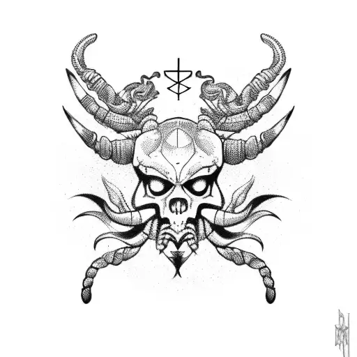 Scorpio Zodiac Sign Representing Hard Life And All Crazy Things That Happened Trought The Life