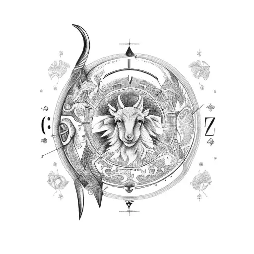 Zodiac Sign Virgo With Hourse