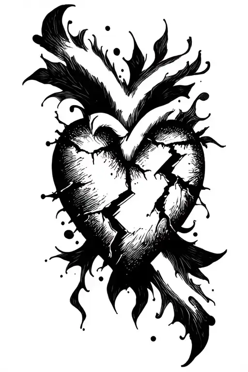 Broken Heart Message Hidden Within