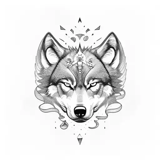 Angry Wolf Pilot Shoulder