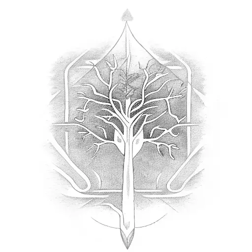 Opt Ink Tattoo With A Celtic Tree Of Life