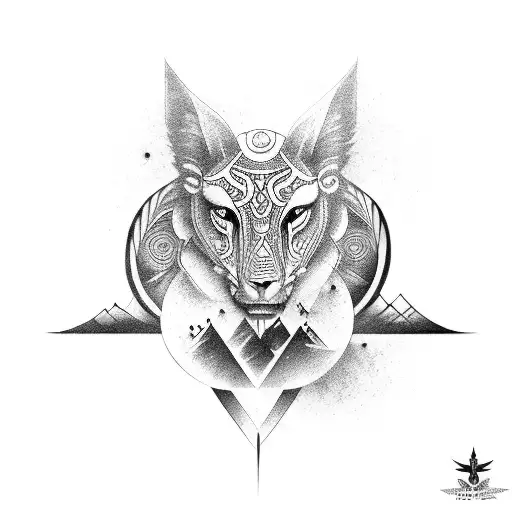 A Mystical Animal Totem Pole Representing Different Powerful Animals