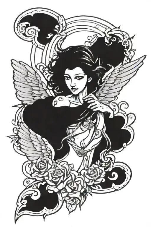 Female Smiling Angel