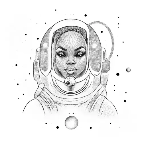 Black Female Astronaut