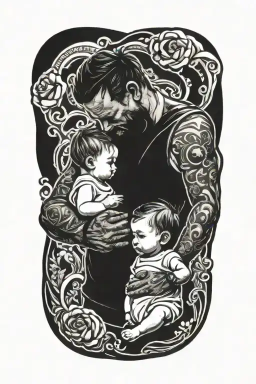 Father With Baby Girl