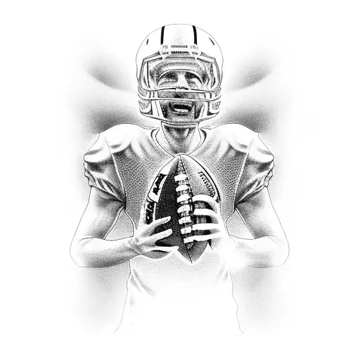 Grandfather Watched From Heaven A Boy Playing Football