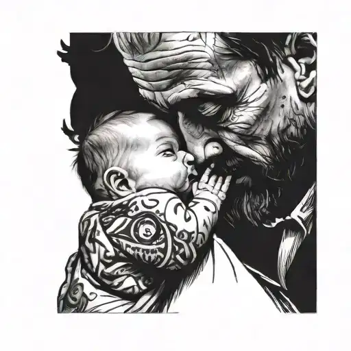 Father With Baby