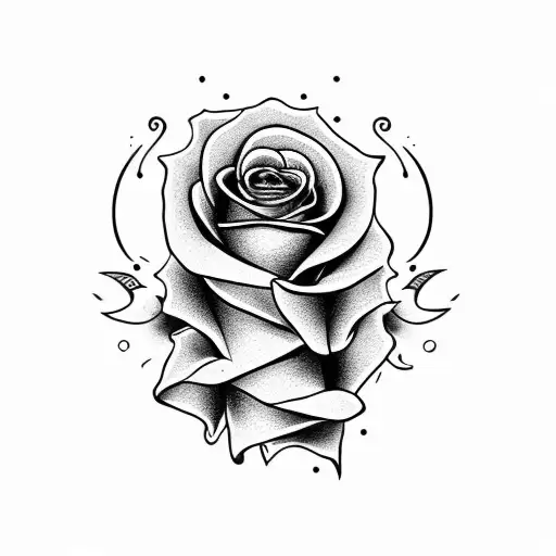 Badass Rose Hand Tattoo With A Taurus Zodiac