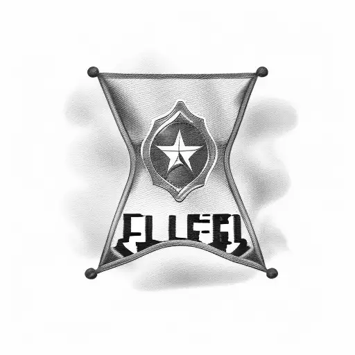 American Flag Police Firefighter Cross