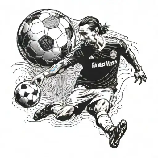 Zlatan Ibrahimovic Playing Soccer
