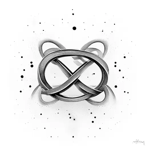 Infinity Symbol Worded In Chaos