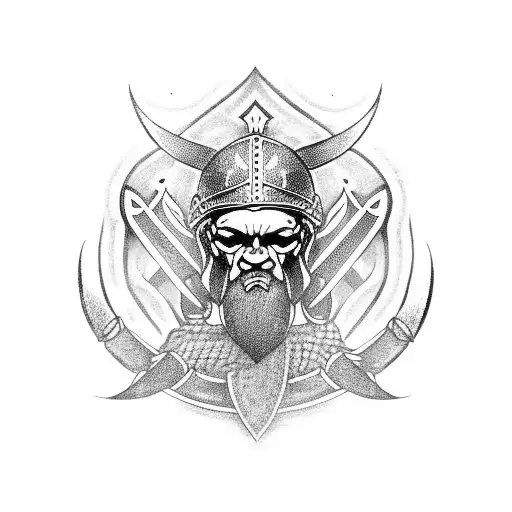 Viking Themed For Fallen Police Officer