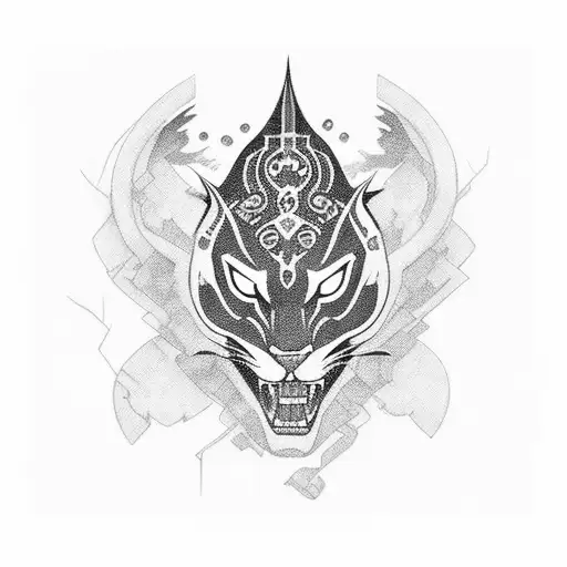 A Black Panter Comes Out Of The Jungle