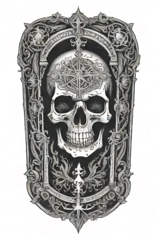 Holy Death Tarot Card