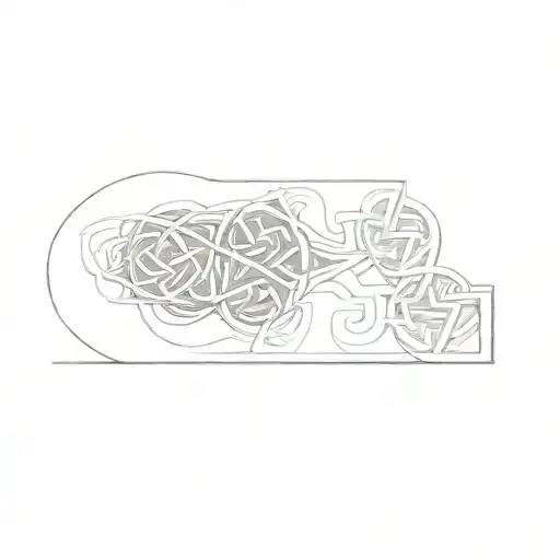 Celtic Pattern With 4 Elements