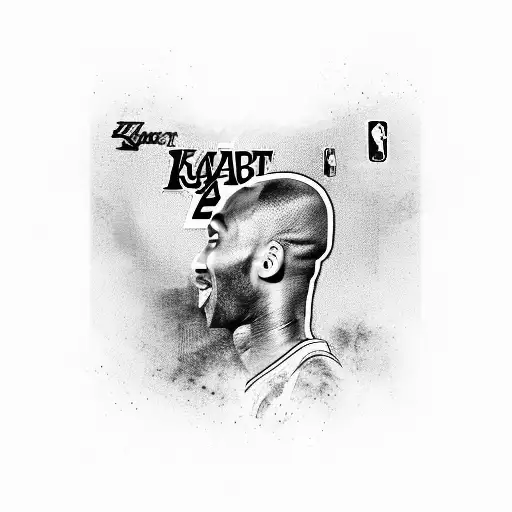 Kobe Bryant Black Mamba With Number 24