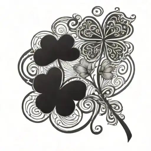 Four Leaf Clover And Infinity