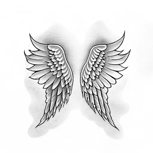 Angel Wings With The Song Lyrics Tothe Social Distortion Song 'Angel Wings' Inside Them