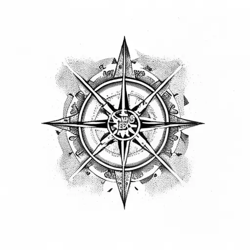 A Detailed Pirate Ship Sailing On A Treasure Map With A Compass Rose In The Background