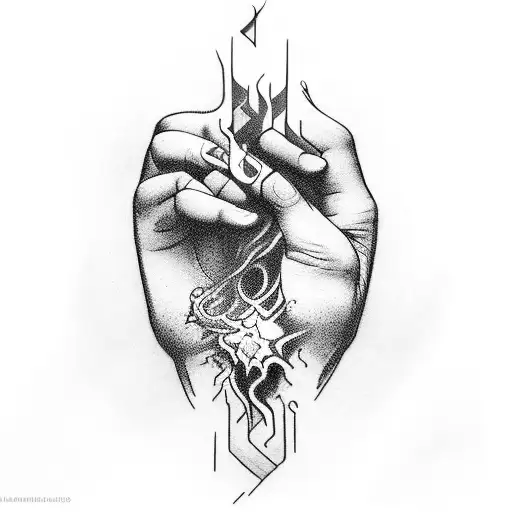 God Is Destroy All Religious Symbols In His Hand