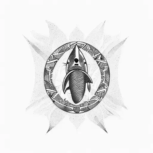 Hawaiian Tribes With Shark