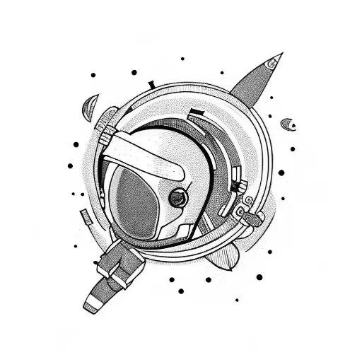 Astronaut Tatto