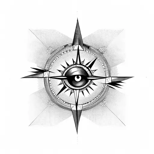 Highway To Heaven Going Into A Eye With A Compass