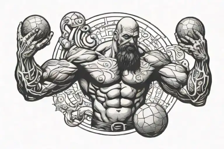Strongman Holding Atlas Stone