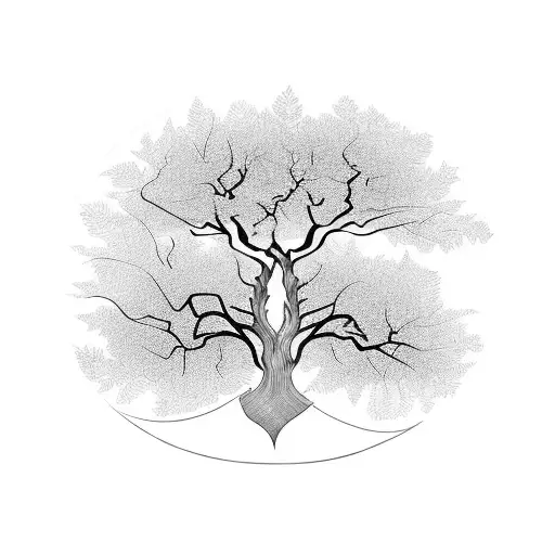 Bodhi Tree Tattoo Symbolizing Enlightenment And Growth