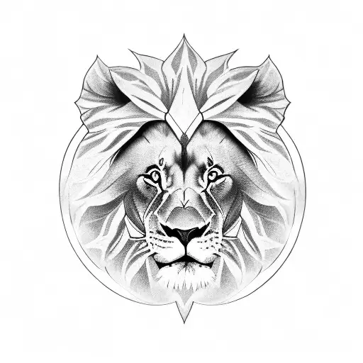 Lion 3 Crosses Floyd's Forearm Sleeve