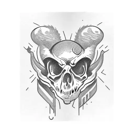 Rat Skull Army Helmet