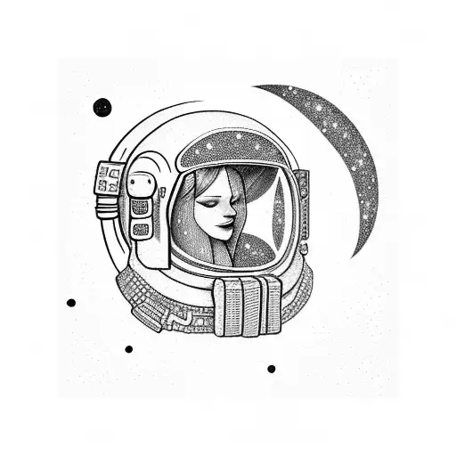 Astronaut Wearing Agbada Surrounded By The Cosmos