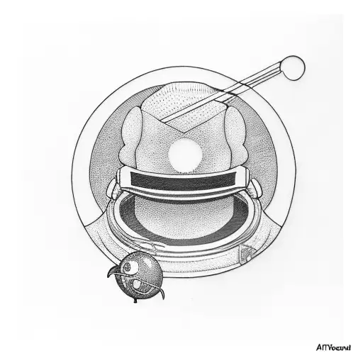 Astronaut With Straw Hat