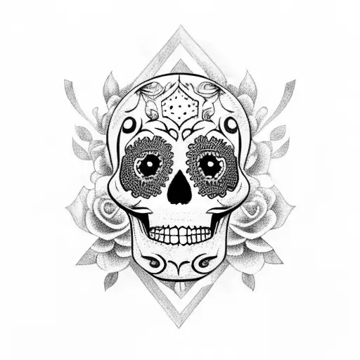 A Sugar Skull Design Inspired By Italy And Syria