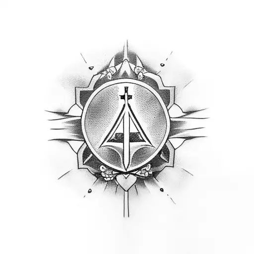 Shield With Jesus Hands