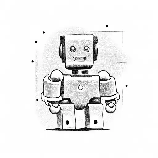 Happy Little Robot Buddy