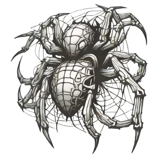 Spider Body With A Snakes Head