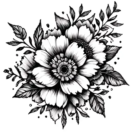 Floral Patterns Line Work
