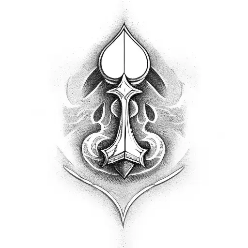 Incorporate An Basic Design Of The Ace Of Spades