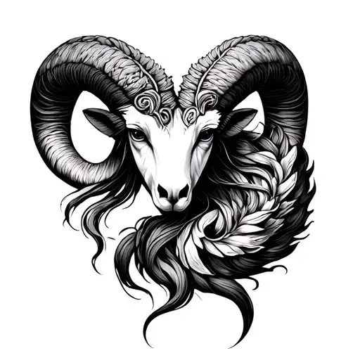 Aries And Sagitarious Zodiac Signs Intertwined