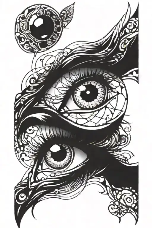 Abstract Gothic Eyes