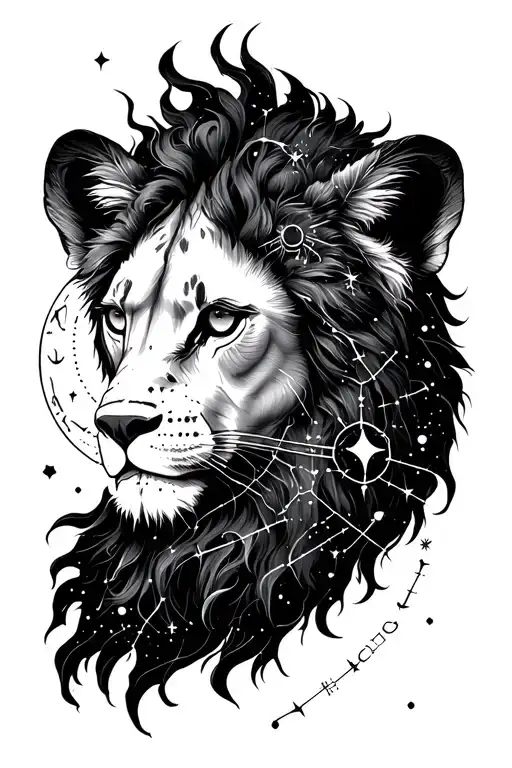 Zodiac Cancer And Leo Constellation