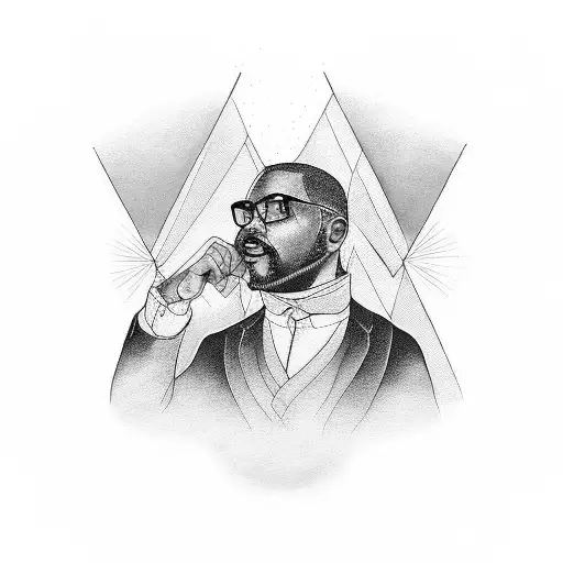 Black Pastor Collie From The Side