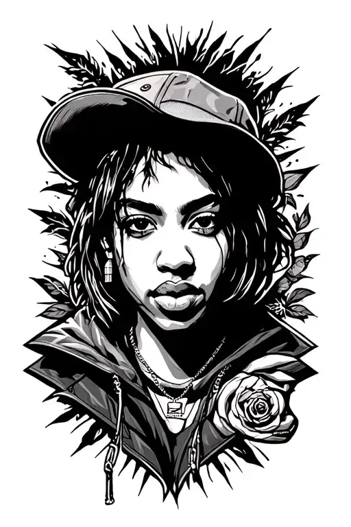 Hip Hop Themed Tattoo Inspired