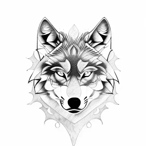 Traditional Style Wolf