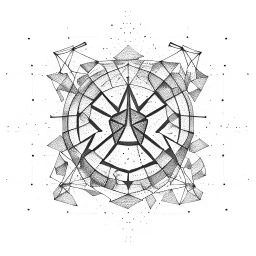 A Constellation Of Wrestling Moves In The Shape Of A Wrestling Ring