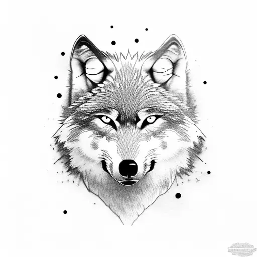 Wolf Chasing The Sun