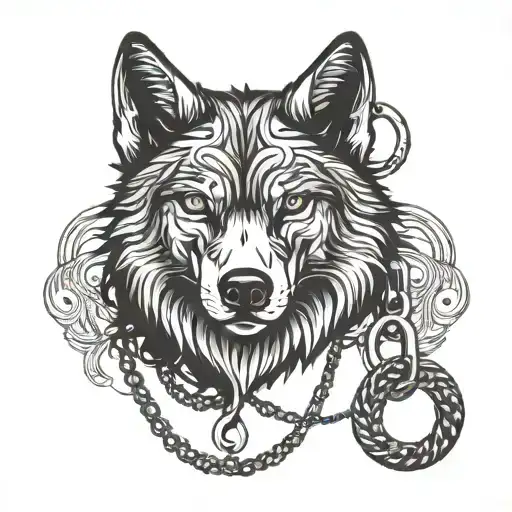 Wolf On A Chain