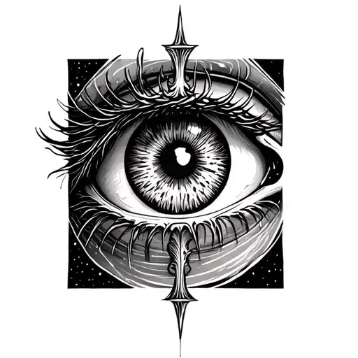 Sagittarius Inside An Eye